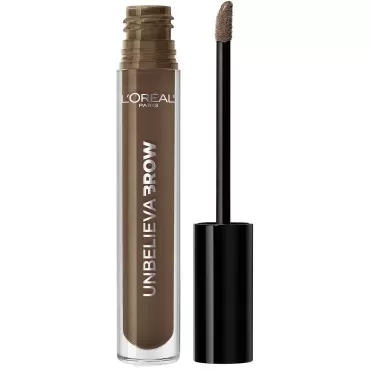 L'Oreal Paris Unbelieva-Brow Longwear Waterproof Tinted Brow Gel, Smudge-resistant, Transfer- Proof, Quick Drying, Easy and quick application with precise brush, Brunette, 0.15 fl. oz.