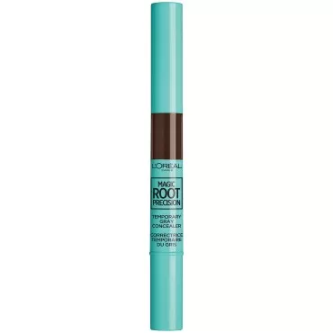 L'Oreal Paris Magic Root Precision Temporary Gray Hair Color Concealer Brush, 5 Medium Brown, 0.05 fl; oz.