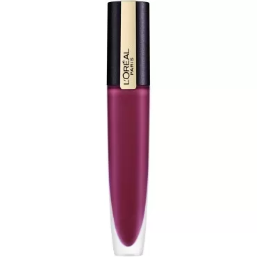 L'Oreal Paris Makeup Rouge Signature Matte Metallic Lip Stain, Weightless, High Pigment Metallic Color, I Voodoo