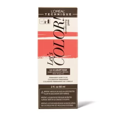 Let's COLOR! Conditioning Gelee Permanent Haircolor 3.5 Scarlett Rush