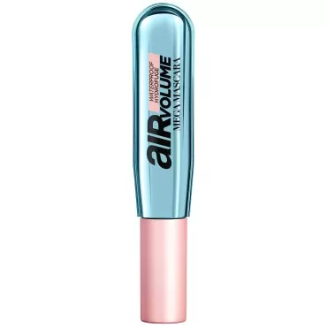 L'Oreal Paris Makeup Air Volume Mega Mascara, Lightweight & Long-lasting Volumizing Mascara for Voluminous Eyelashes, Waterproof Blackest Black, 0.3 Fl Oz
