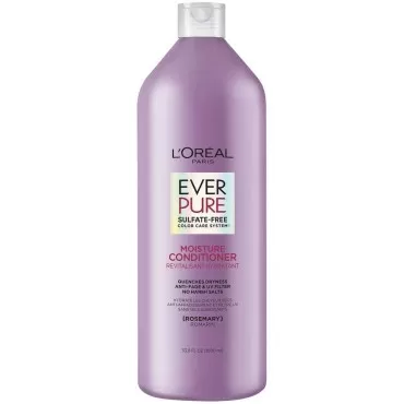 L'Oreal Paris EverPure Moisture Sulfate Free Conditioner for Color-Treated Hair, Rosemary, 33.8 Fl; Oz