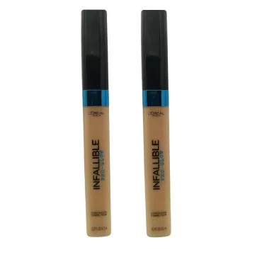 Pack of 2 L'Oreal Paris Infallible Pro-Glow Concealer, Creamy Natural # 02