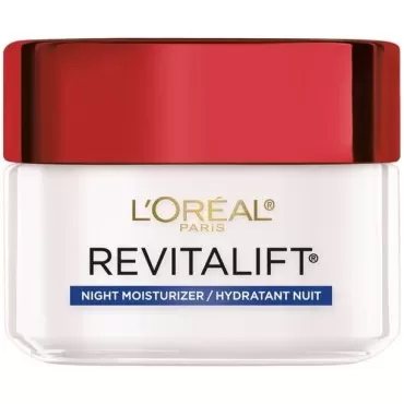 L'Oreal Paris, RevitaLift Anti-Wrinkle + Firming Night Cream Moisturizer 1.7 oz (Pack of 3)