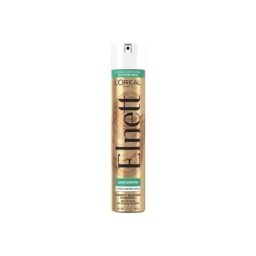 L'Oreal Elnett Satin Hairspray Extra Strong Hold Unscented 11 oz (Pack of 6)