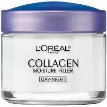 L'Oreal Paris Skin Expertise Collagen Moisture Filler Daily Moisturizer Day/Night Cream 1.7 oz (Pack of 3)