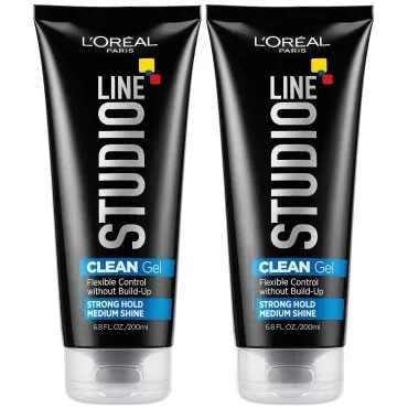 L'Oreal Paris Studio Line Clear Minded Clean Gel - Strong Hold 6.8 fl; oz. - Pack of 2