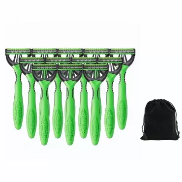 Schick Xtreme 3 Original Razor - Disposable Head Razor for Sensitive Skin, 12 Count, Razors for Men, Includes Pouch for Storage
