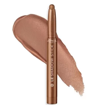 L'Oreal Paris Makeup Paradise Le Shadow Stick Eyeshadow, Blendable, Smudge-Resistant, Cream Eyeshadow, 230 Magnetic Bronze (Shimmering Copper Brown), 0.05 Oz
