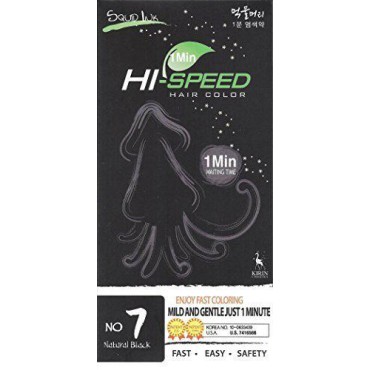 1 Minute Hi Speed Hair Color #7 Natural Black...