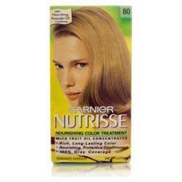 Nutrisse Md Nat Blnd Size 1ct Garnier Nutrisse #80 Medium Natural Blond