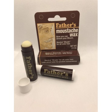 8 Pack Father's Moustache Wax Neutral. Neutral Sha...