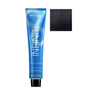 Infiniti by Affinage - Intelligent Colour System - Ultra-Low Ammonia Series Enriched with Shea Butter and Argan Oil - 3.4 Fl. Oz. Tube - Shade Selection: 2.0 - Very Dark Brown