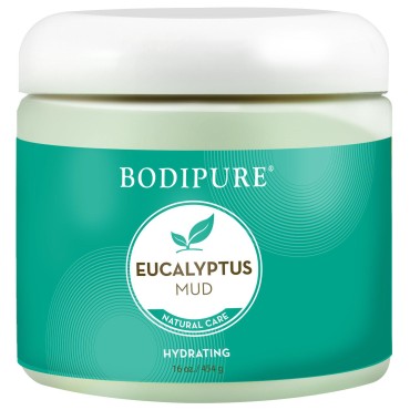 Bodipure Eucalyptus Mud Mask for Body - Rich in Eu...