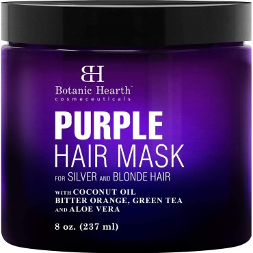 Botanic Hearth Purple Hair Mask for Silver and Blo...
