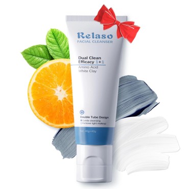 Relaso Clay Mask, Double effect Mud Mask for Face ...