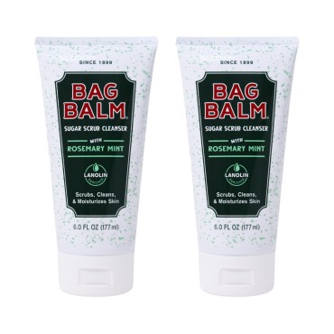 Bag Balm Sugar Scrub Foaming Cleanser with Rosemar...