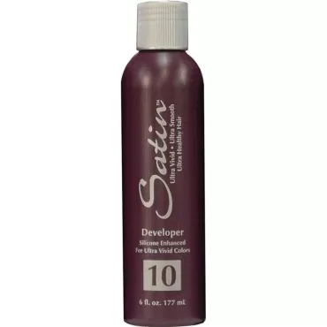 Satin Haircolor developer, 10 Volume, 6 Ounce