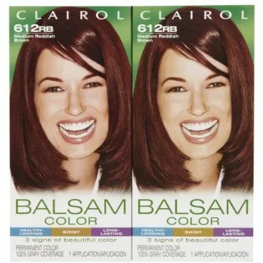 Clairol Balsam Color 612RB Medium Reddish Brown