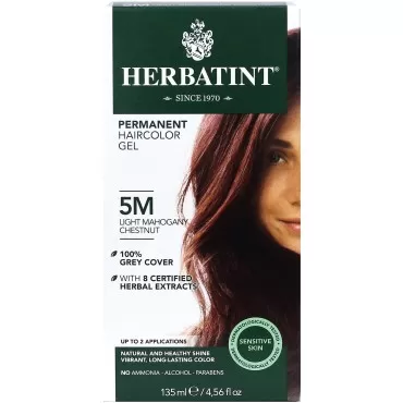 Herbatint, Hair Color Light Mahogany Chesnut 5M, 4...