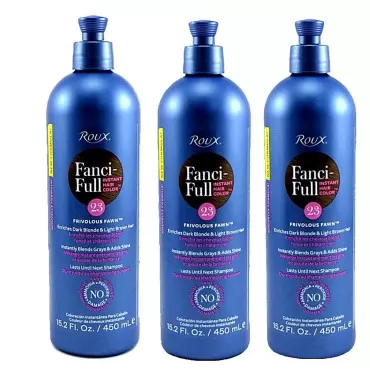 Roux Fanci-Full Rinse #23 Frivolous Fawn 15.2 Ounce (449ml) (3 Pack)