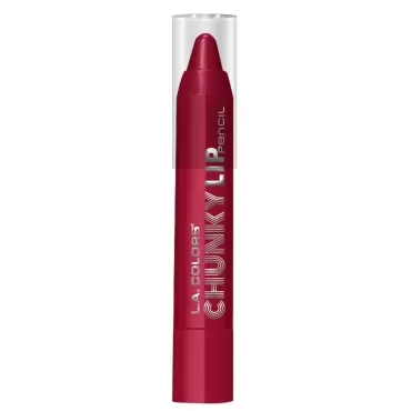 L.A. COLORS Chunky Lip Pencil, Deep Red, 0.04 Ounce