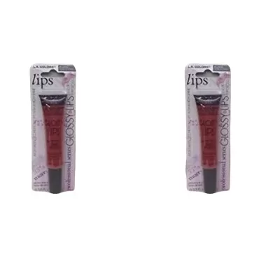 L.A. Colors Professional Series GLossy Lips-Tropical Punch (2 Pack)2