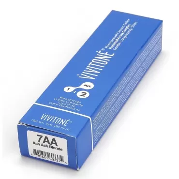 VIVITONE Permanent Cream Color 7AA (Ash Ash Blonde...