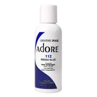Adore Semi-Permanent Haircolor #112 Indigo Blue 4 ...
