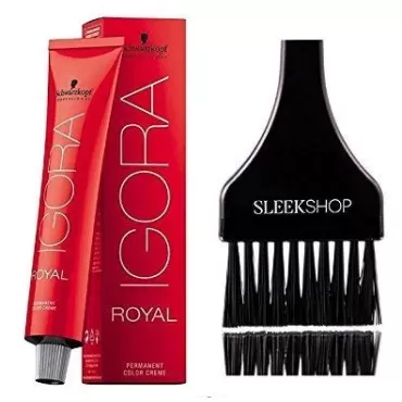 Schwarzkopf Professional Igora Royal Permanent Hair Color (with Sleek Tint Brush) (0-22 Anti-Orange-Blue)