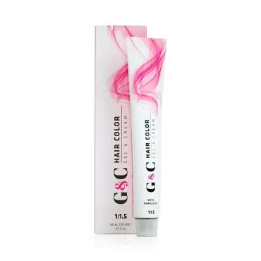 G & C Hair Color (7.03/7.NG Medium Natural Golden Blonde) 3.4oz 100ml (MADE IN ITALY)