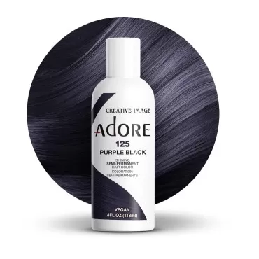 Adore Semi-Permanent Haircolor #125 Purple Black 4...