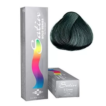 Satin Bold Series Hair Color 5 Dark Sea Green,3 Oz...