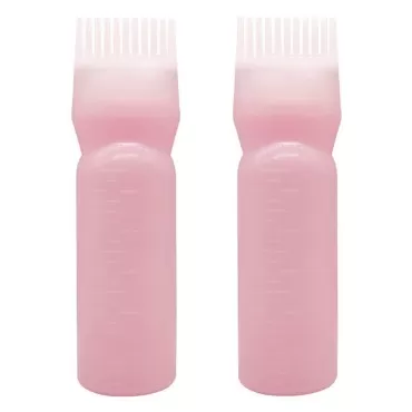 2 Pieces Root Comb Applicator Bottle Hair Coloring...
