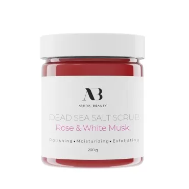 Amira Beauty Dead Sea Salt Body Scrub | Foaming Sh...