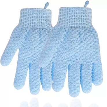 2 PCS ROTOPATA Deep Exfoliating Bath Gloves Mitt w...