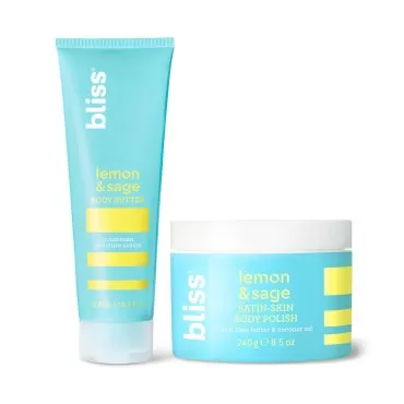 Bliss Seriously Smooth Lemon & Sage Duo: Body Butt...