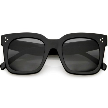 zeroUV - Oversized Fashion Retro Square Sunglasses...