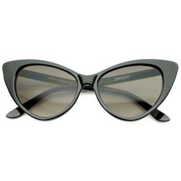 zeroUV - Women's Retro Oversized High Point Cat Ey...