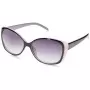 Jessica Simpson Womens J5012 Retro Cat Eye Sunglasses With Uv400 Protection. Glam Gifts For Her, 56 Mm, Black, 56 Mm US