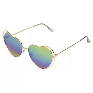 Betsey Johnson Women's Cora Sunglasses Heart, Rain...