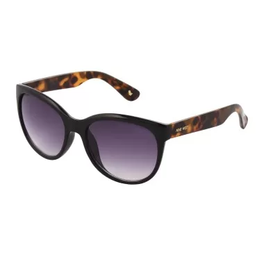 Nine West Women's Athena Sunglasses Cateye, Black ...