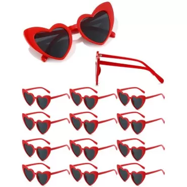 LOHO MAGICA Women Fashion Heart Sunglasses 12 Pack...