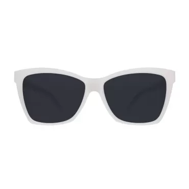 goodr The Mod One Out White Cateye Polarized Sungasses, Medium Sized (Pop G)