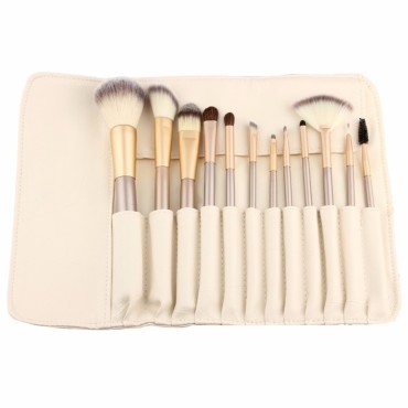 12 Piece Makeup Brushes Set | Horse Hair Professio...