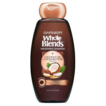 Garnier Whole Blends Shampoo Coconut Oil 12.5 Ounce (369ml) (3 Pack)