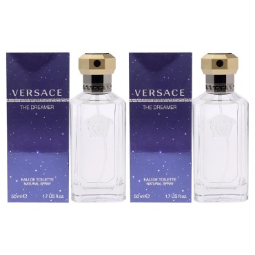 Versace Dreamer EDT Spray Men 1.7 oz Pack of 2