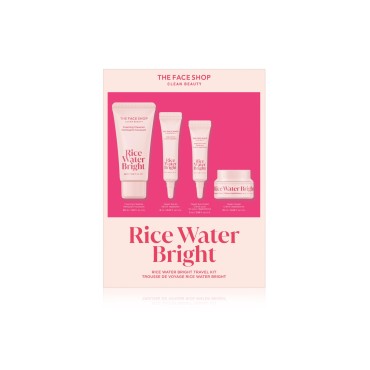 The Face Shop Rice Water Bright Travel Kit, Korean...