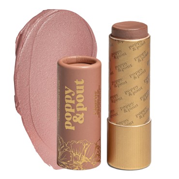 Poppy & Pout All Natural Lip Tint, Cardboard Tube,...
