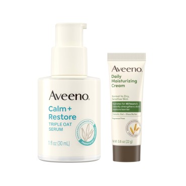 Aveeno Skin-care Bundle for Sensitive Skin, Calm +...